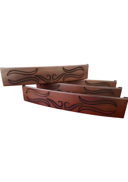 Premium Oval Oymalı Kişiye / Isme Özel Doğal Ahşap 101 Vıp Okey Takımı + Melamin Taş Seti modelleri