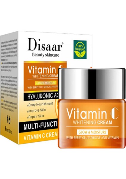 100% Organic Vitamin C Improve Skin Repair Skin Deep Nourishment Beyazlatıcı Onarıcı Yenileyici Krem indirimleri