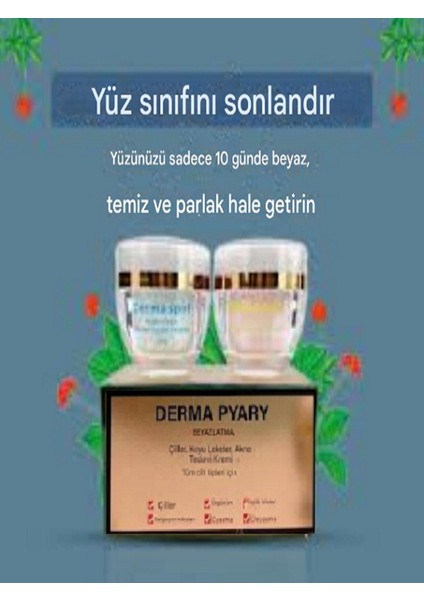 Pyary Freckles - Sunburn- Age Spots - Cyasma - Chloasma- Radiation Spots Acne Cream fiyatları