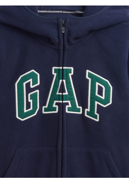 Erkek Çocuk Lacivert Vintagesoft Gap Logo Fermuarlı Sweatshirt fiyatları