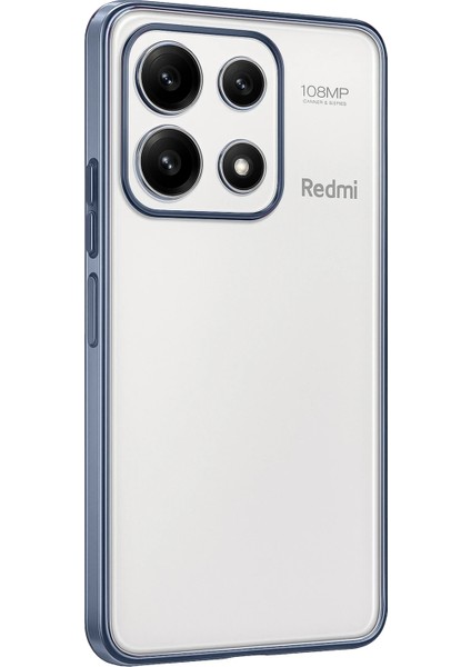 Lvsqvr Newface Xiaomi Poco X6 Pro Kılıf Razer Lensli Silikon - Açık Mavi