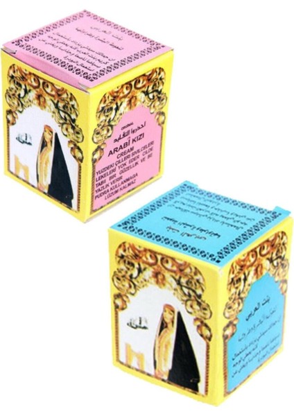 Arap Kızı Kremi Pembe ve Mavi 2 Kutu