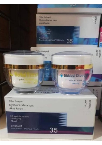 Gece Kremi + Gündüz Kremi Leke Akne Çil Önleyici Nemlendirici Alman Kozmetiği (2X20ML) indirimleri