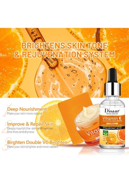Vitamin C Cilt Bakım Seti Aydınlatıcı & Canlandırıcı 3'lü Set modelleri