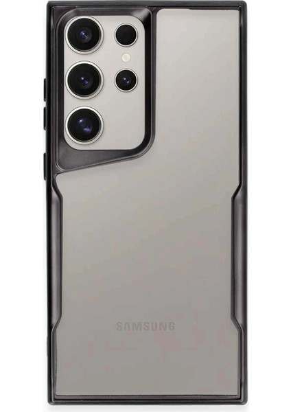 Lvsqvr Newface Samsung Galaxy S25 Ultra Kılıf Boyi Silikon Kapak - Siyah