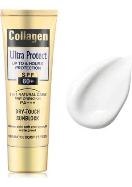 Collagen Ultra Protect Spf 60+ 3 In 1 Natural Care High Protection Sunblock 100ML (Original) modelleri