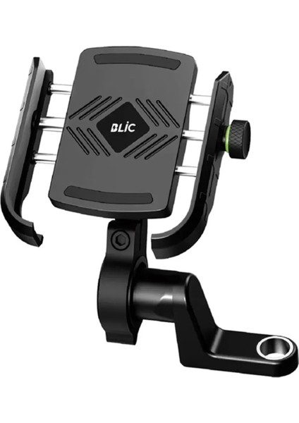 Bst3 Motosiklet Gidon ve Ayna Bağlantılı Motor ve Bisiklet Uyumlu Telefon Tutucu ( Lisinya )