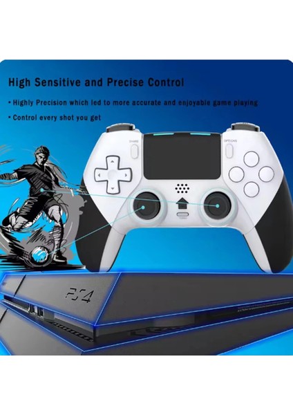 P4 Plus Bluetooth Titreşimli Ps4/ps5 Uyumlu Pc Telefon Joystick Kablosuz Oyun Kolu Siyah ( Lisinya ) modelleri