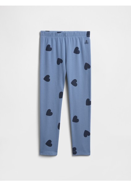 Kız Bebek Mavi Gap Pull-On Stretch Jersey Tayt