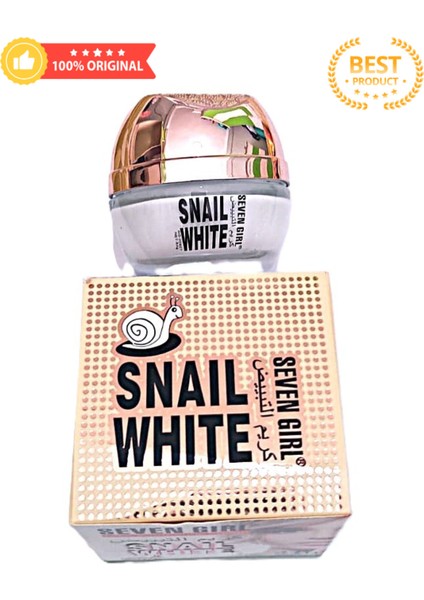 Snail White Krem 24 Saat Etkili Nemlendirici ve Beyazlatıcı Salyangoz Kremi