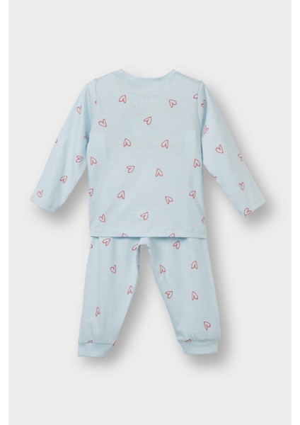 Kız Bebek Disney Mickey & Minnie Pijama Takımı Uzun Kollu Penye Üst Uzun Alt F4594A525WN fırsatları