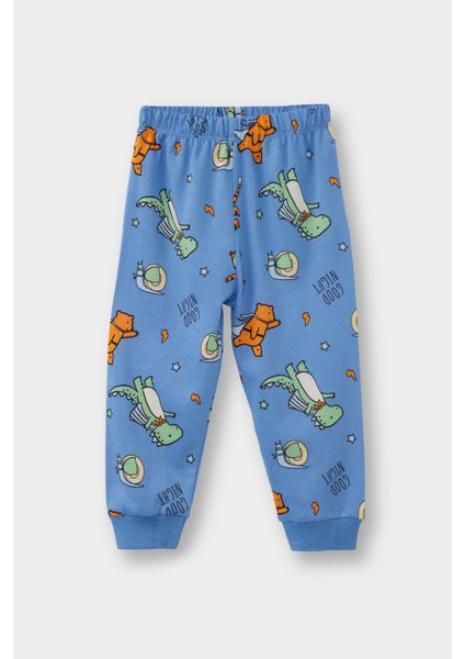 Erkek Bebek Pijama Takımı Desenli Uzun Kollu Penye Üst Uzun Alt G1519A525WN fiyatları