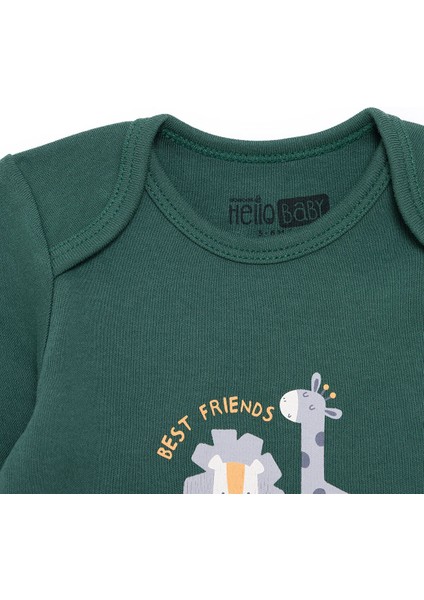 Erkek Bebek Uzun Kol Body Interlok Zarf Yaka Uzun Kol modelleri