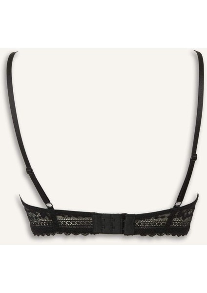Bağcıklı Dantelli Kapsız Pedsiz Balenli Bralet F3868AX25AU
