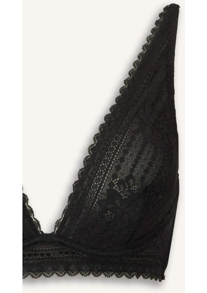 Bağcıklı Dantelli Kapsız Pedsiz Balenli Bralet F3868AX25AU
