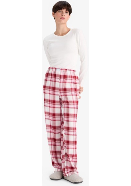 Regular Fit Uzun Kareli Pijama Altı G0368AX25AU fiyatları