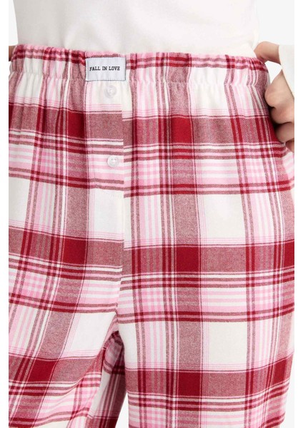 Regular Fit Uzun Kareli Pijama Altı G0368AX25AU indirimleri