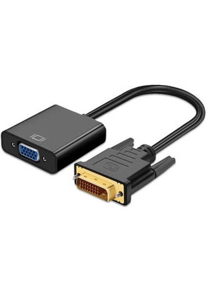 Dvı - D (24+1) To VGA Aktif Dönüştürücü Kablo (Dvı-D Erkek - VGA Dişi)
