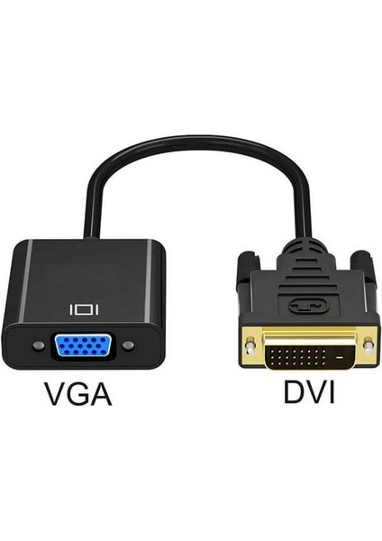 Dvı - D (24+1) To VGA Aktif Dönüştürücü Kablo (Dvı-D Erkek - VGA Dişi) fiyatları