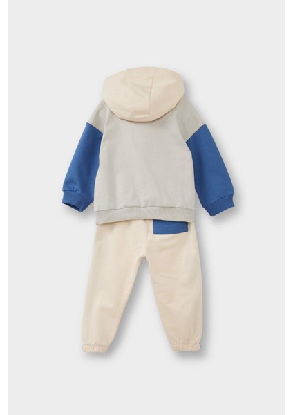 Erkek Bebek 2'li Takım Kapüşonlu Sweatshirt Eşofman Altı F9452A525WN fırsatları