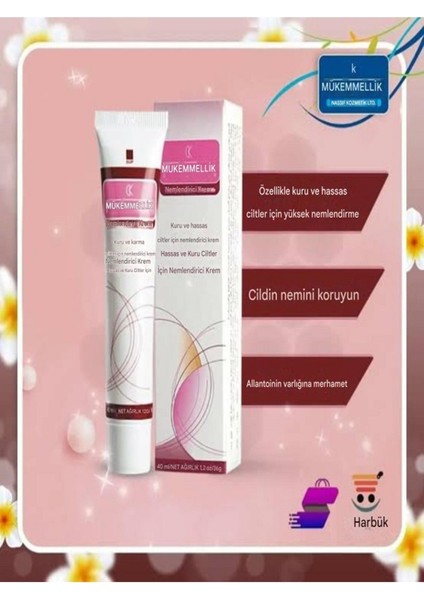 Moisturizer Cream Sensitive & Dry Skin Mükemmel Nemlendirici Onarıcı Canlandırıcı Krem indirimleri