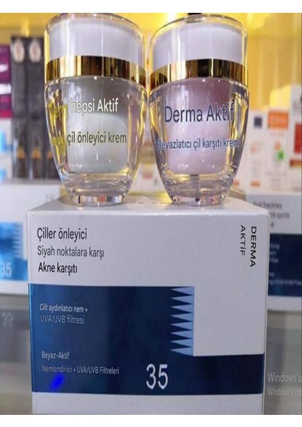 Gece Kremi + Gündüz Kremi Leke Akne Çil Önleyici Nemlendirici Alman Kozmetiği (2X20ML)