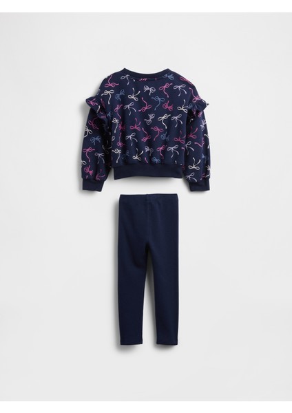 Kız Bebek Lacivert Sweatshirt & Legging Tayt Set fiyatları