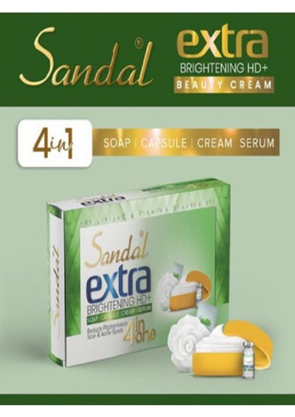 Yüz Beyazlarma Kremi, Cilt Kusurları Onarıcı, Yaşlanma Karşıtı, Extra Hd Güzellik Kremi + Serum Seti