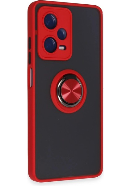 Lvsqvr Newface Xiaomi Redmi Note 12 Pro 5g Kılıf Montreal Yüzüklü Silikon Kapak - Kırmızı fiyatları