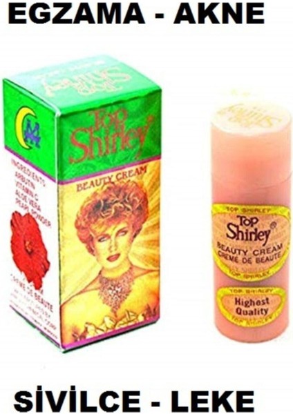 Top Shirley Krem Leke Akne Ölü Deri Kızarıklık Kırışıklık Önleyici Güzellik Kremi