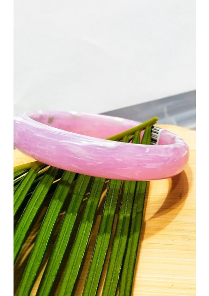 Kemik Renkli Şık Mika Bileklik