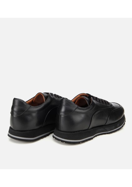 02AYH312100A100 ERKEK Deri Siyah Yumuşak Dokulu Spor Ayakkabı fırsatları
