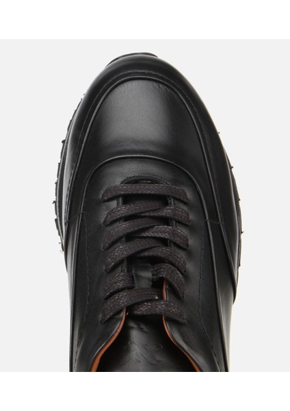 02AYH312100A100 ERKEK Deri Siyah Yumuşak Dokulu Spor Ayakkabı indirimleri