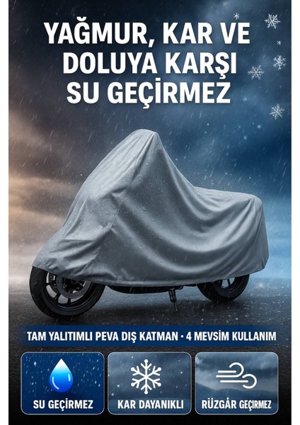Su Geçirmez 4 Mevsim Motosiklet Brandası 246X114 cm – Uv, Rüzgar ve Yağmur Koruma modelleri