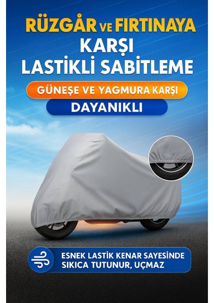 Su Geçirmez 4 Mevsim Motosiklet Brandası 246X114 cm – Uv, Rüzgar ve Yağmur Koruma fırsatları