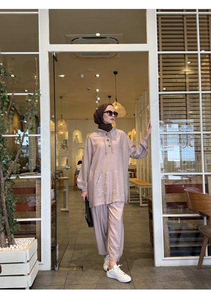 Tesettür Maya Takım Vizon