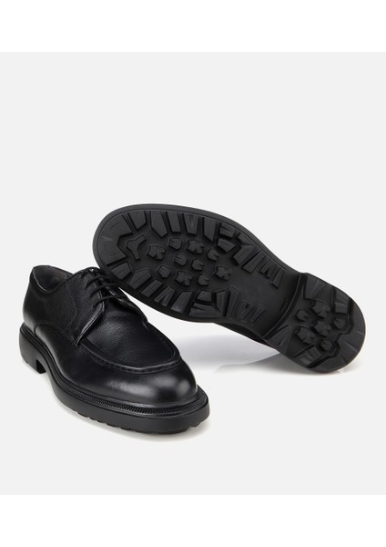 02AYH313860A100 ERKEK Deri Kahverengi Yumuşak Dokulu Klasik Ayakkabı