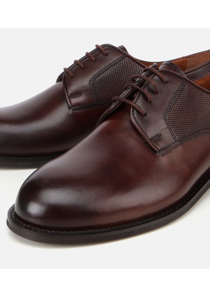 02AYH313780A480 ERKEK Deri Kahverengi Klasik Ayakkabı modelleri