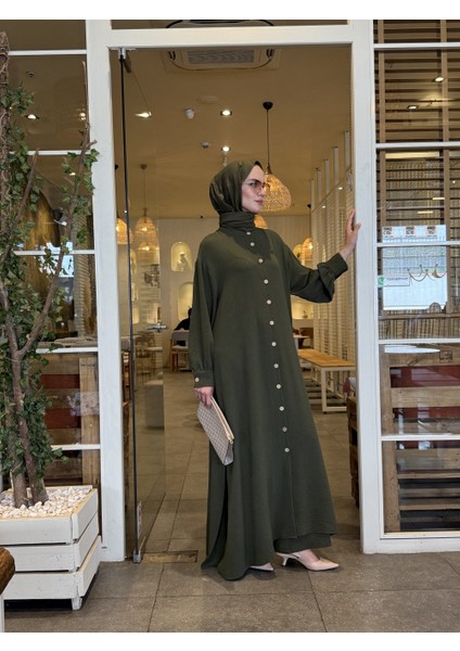 Tesettür Efsun Takım Haki fiyatları