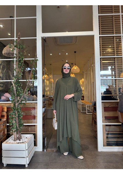 Tesettür Mina Takım Haki fiyatları