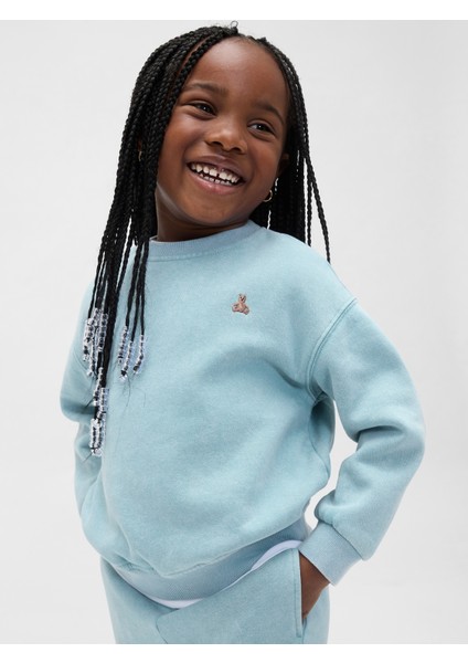 Erkek Bebek Bebe Mavisi Vintagesoft Washed Sweat Set fırsatları