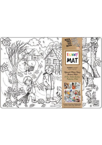 Funny Mat - Sonbahar 33,5 x 48 cm