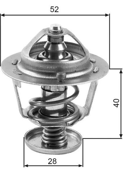 TH24782G1 Termostat 1767077E10 1767077E11 3599763