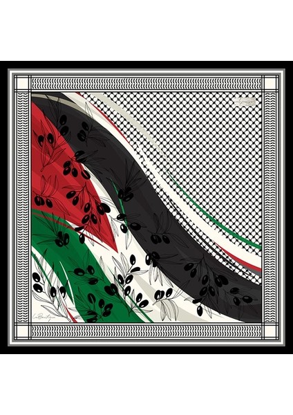 Güz | Yaz Serinliği Eşarp F-102 90X90