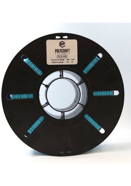 Pla Hq (Plus) Filament 1.75 mm - 1 kg - Turkuaz modelleri