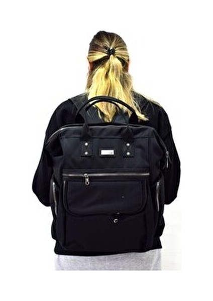 Siesta Bebek Bakım Çantası Dayanıklı Kumaş ve Geniş Kapasite ile Rahat Taşıma 44x37x20 cm