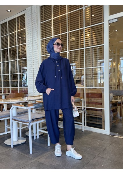 Tesettür Maya Takım Lacivert
