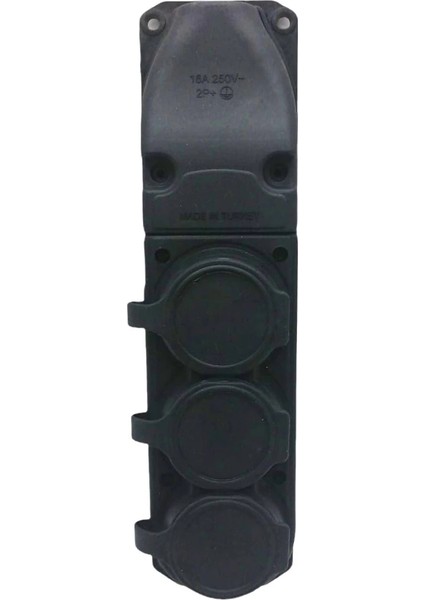 3lü Kaucuk Topraklı Klemens Kapaklı (5148)