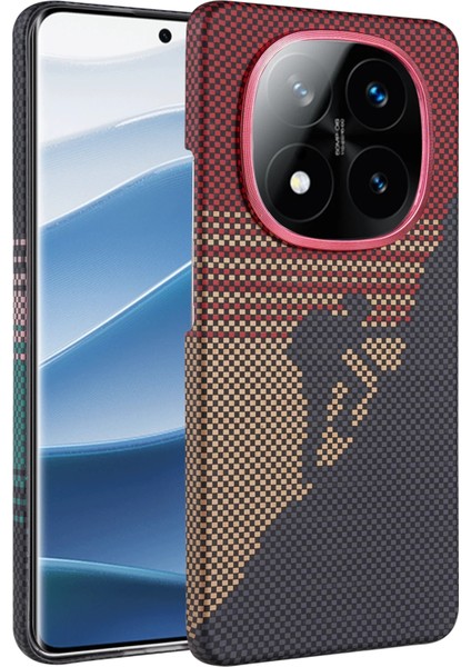 Lvsqvr Newface Xiaomi Redmi Note 14 Pro 5g Vega Magsafe Kapak - Kırmızı