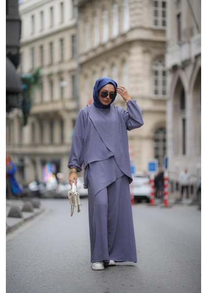 Tesettür Fenne Takım Gri fiyatları